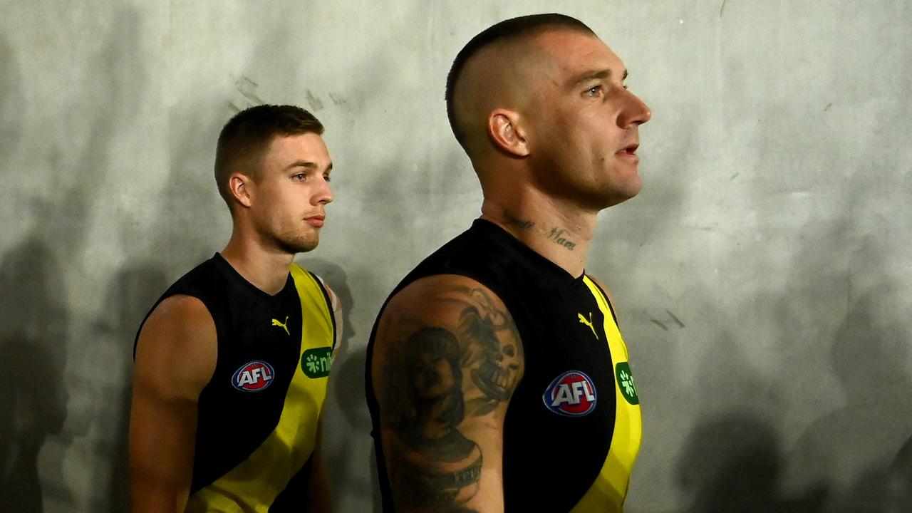 Dustin Martin won’t be playing finals this year barring a miracle. Picture: Quinn Rooney/Getty Images