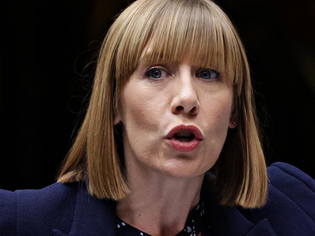 SYDNEY, AUSTRALIA, NewsWire Photos. AUGUST 22, 2023. NSW Minister for Transport Jo Haylen speaking during question time inside NSW parliament.  Picture: NCA NewsWire/ Adam Yip