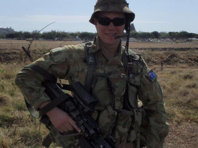 David Lang served for four years in the Australian Army before he was discharged.