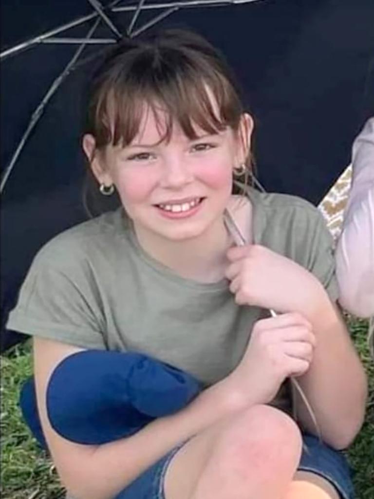 Charlise Mutten, nine, was reported missing from the Wildenstein property on Friday