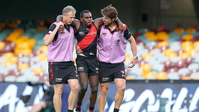 Irving Mosquito knee injury could spell the end of his career. Picture: Jono Searle/AFL Photos/via Getty Images