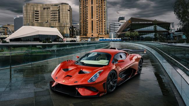 Brabham’s street legal BT62R starts from $1.5 million. Picture: DAVID KARADUMAN, EPIC IMAGES