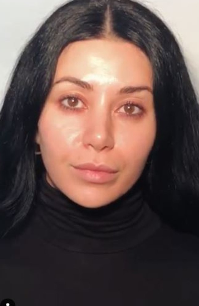 Martha Kalifatidis shows off her glowing skin as she goes barefaced for a make-up makeover.