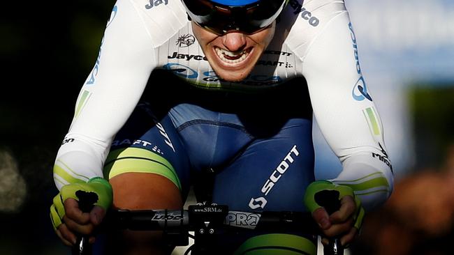 Orica-GreenEDGE rider Simon Clarke ... coming out of contract. Picture: Michael Klein