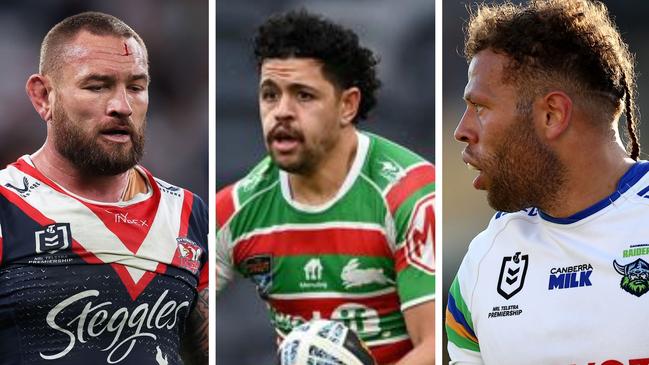 JWH and Seb Kris weren't able to count the All-Stars match to their suspensions - Jacob Gagai was. Photo: Getty Images and NRL Imagery