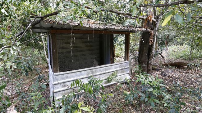 Prison: the shed where abuse was said to have occurred. Picture: Jason O'Brien