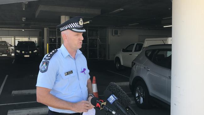 Inspector Mark Burgess at the Rockhampton police station.