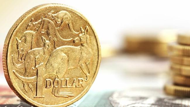 THE Australian dollar is lower but remains above 88 US cents. Picture: ThinkStock.