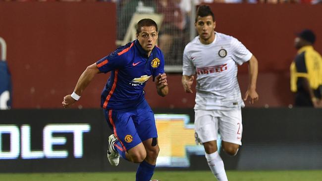 Manchester United's Javier 
