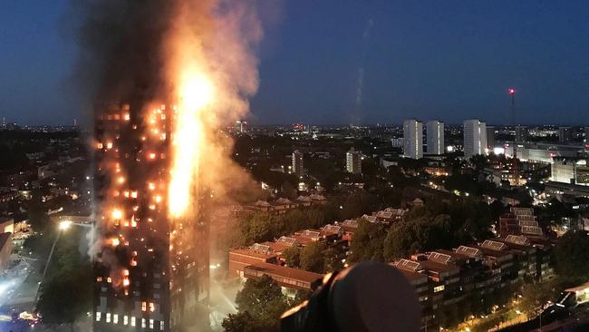 The Grenfell Tower in 2017. Picture: Getty Images