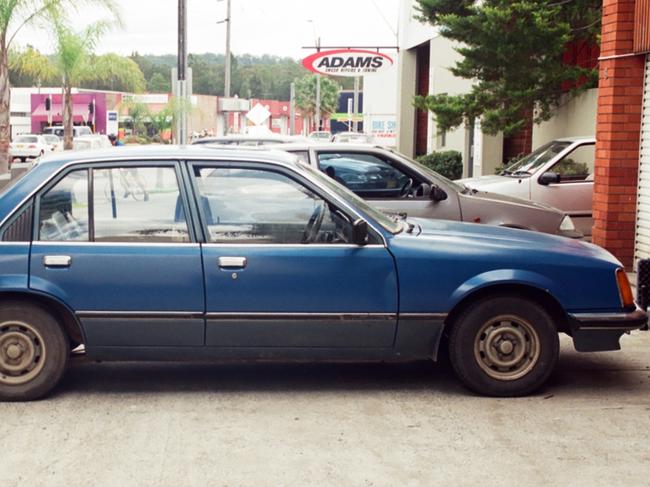 This 1981 Blue Commodore was used in the robbery. Picture: NSW Police