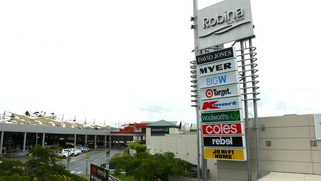 Robina Town Centre is getting a facelift. Photo: David Clark