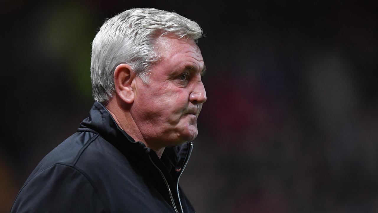 Aston Villa coach Steve Bruce is fuming
