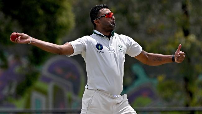 Yarraville Club all-rounder Chinthaka Jayasinghe. Picture: Andy Brownbill