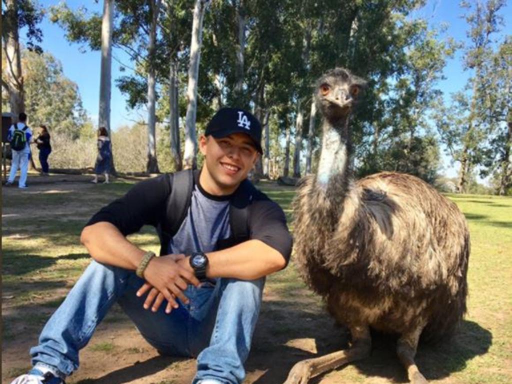 The third marine killed in a training accident off Queensland on Saturday, Ruben Velasco, celebrated his birthday in Australia days earlier. Picture: Supplied