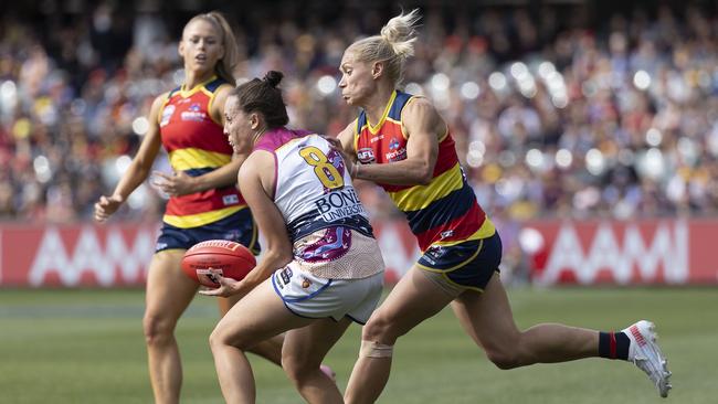 Captain Emma Zielke was solid before being sidelined by injury. Picture: James Elsby/AFL Photos via Getty Images