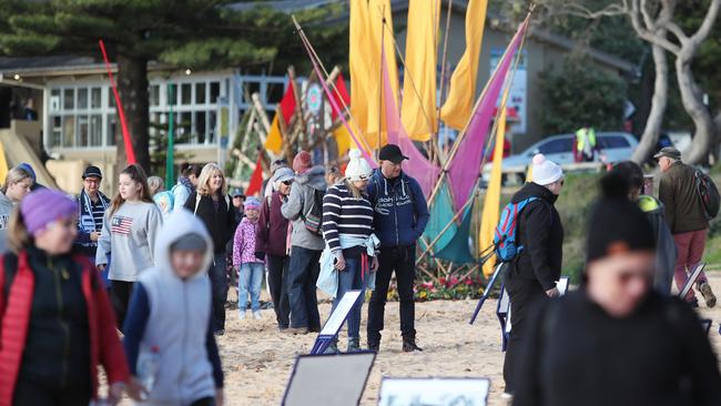 The annual 5 Lands walk from MacMasters Beach Saturday 22nd June 2019. Picture: Sue Graham