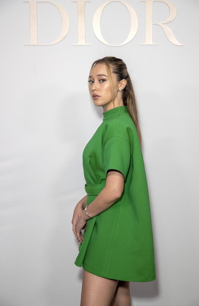 Alycia Debnam-Carey at a Dior event in Sydney in 2022. Picture: News Corp Australia