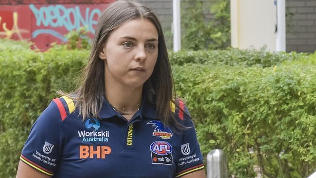 Ebony Marinoff has fronted the AFL appeals board. Picture: Roy VanDerVegt