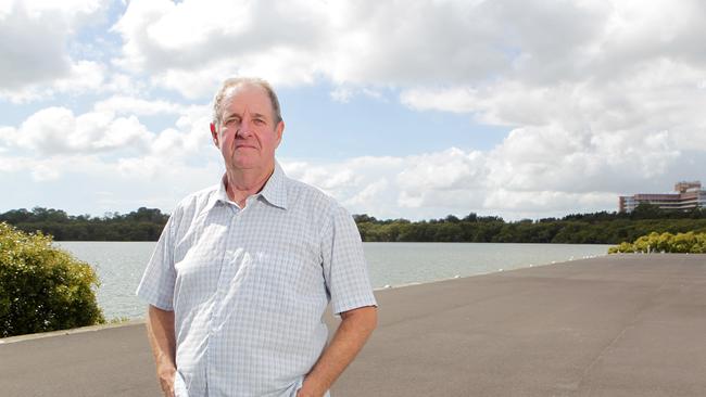 Resident Ian Inglis believes the new ferry wharf should be built more centrally.