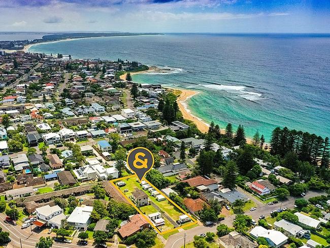 Location, location, location. The large double block is just 200m from the beach. Picture: supplied