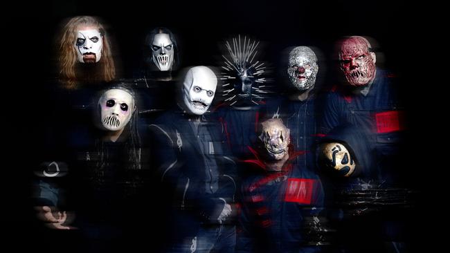 American metal band Slipknot, which will headline its self-curated heavy music festival Knotfest Australia when it debuts in March 2023. Picture: Jonathan Weiner