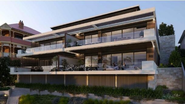 An artist impression for 24 Lower Boyle St, Mosman. Picture: FKD Studio