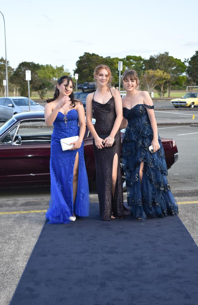 Students at the 2024 Chancellor State College formal.