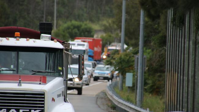 The Exit 49 off ramp at peak hour.