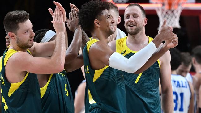Thumbs up if you’re two from two at the Olympics. Picture: AFP