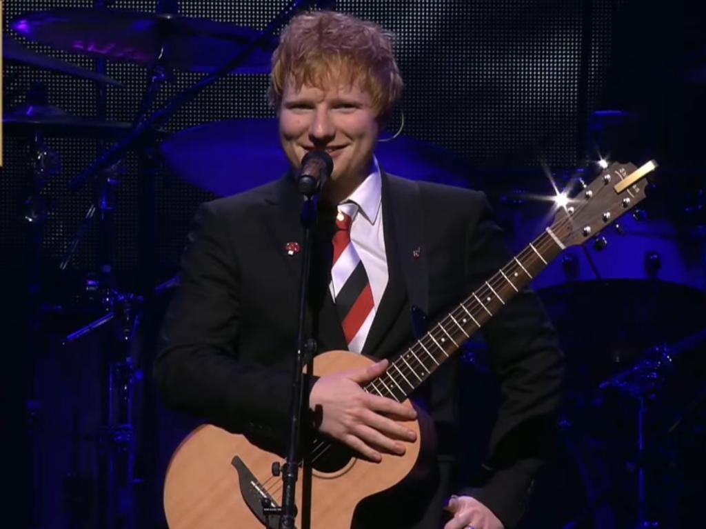 Ed Sheeran performed ‘Castle On The Hill’, ‘A-Team’ and an original song he wrote in lockdown at Michael Gudinski's State Memorial Service.