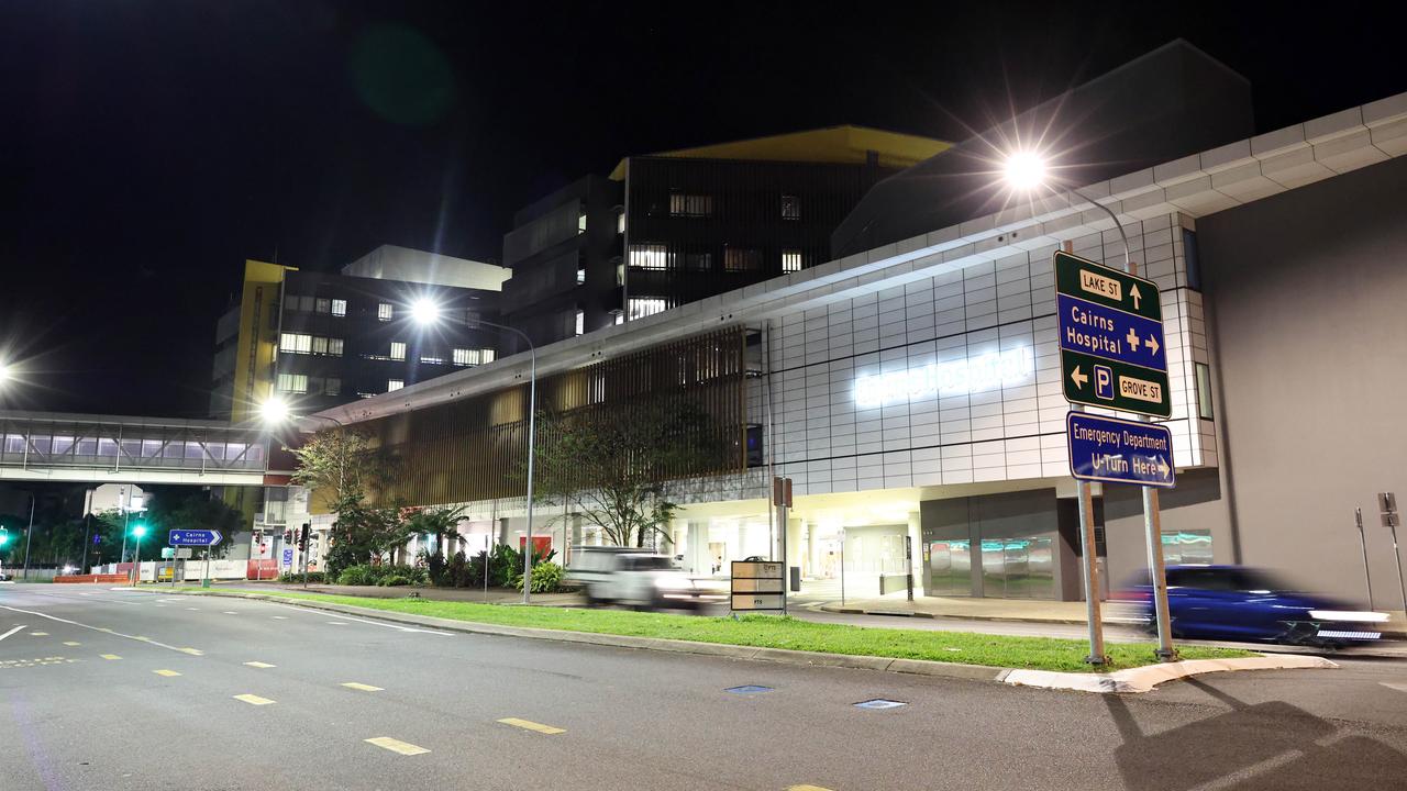 Generic photo of the Cairns Hospital at night. Picture: Brendan Radke