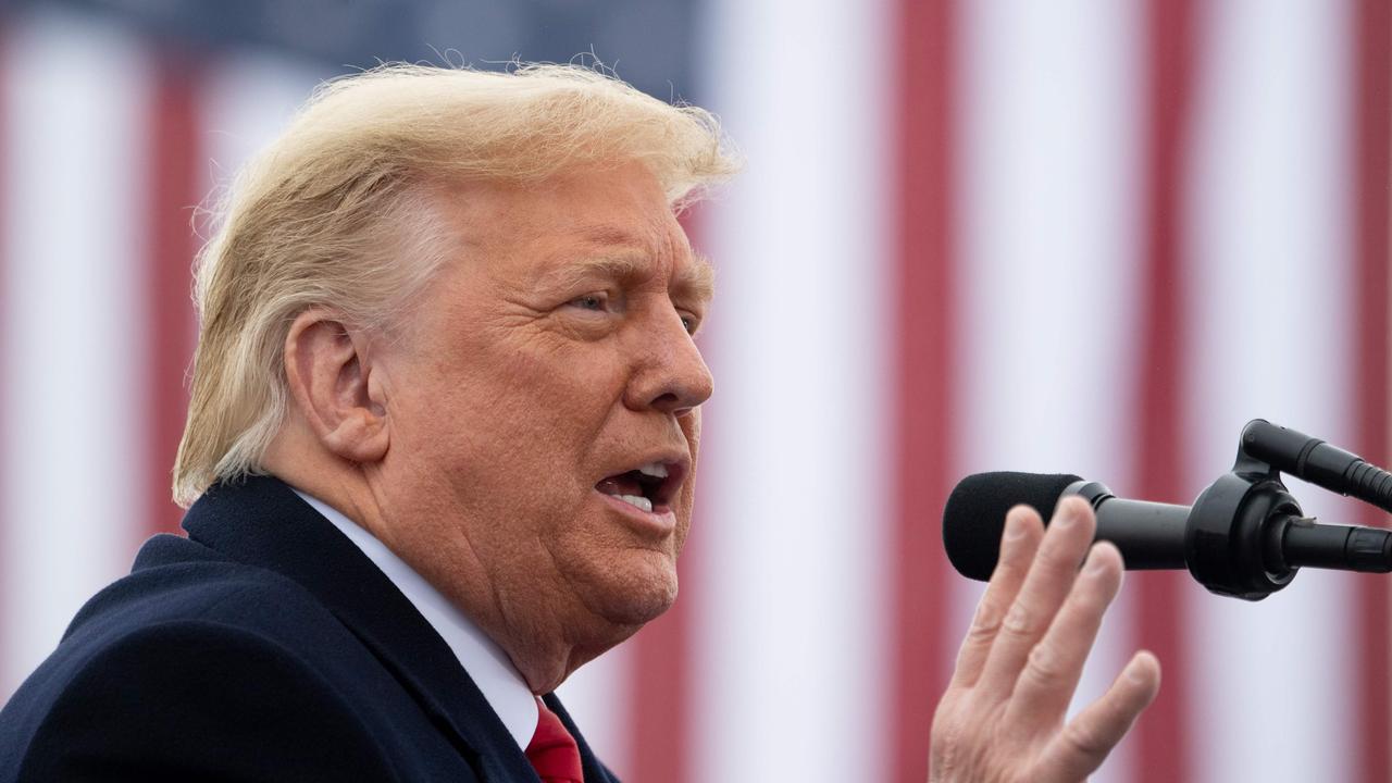 US President Donald Trump has taken on China in a trade war. Picture: Saul Loeb / AFP