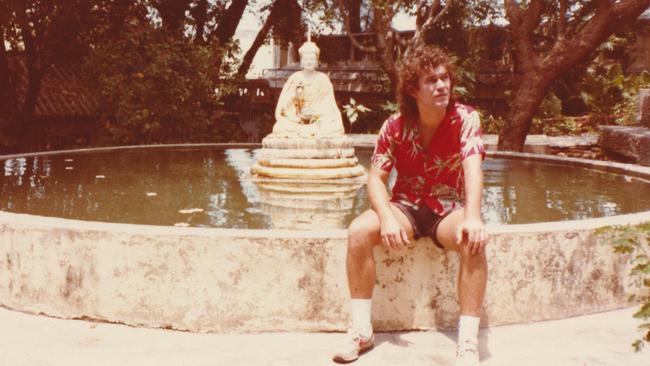 Jimmy Barnes on one of his early trips to Thailand. Picture: Supplied/Killing Time/Jimmy Barnes