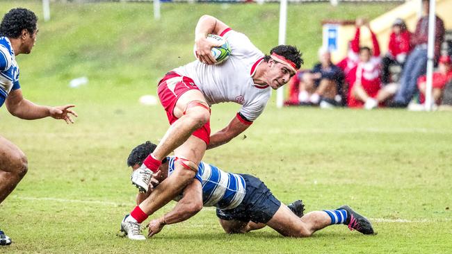 Orlando Swain in the GPS First XV rugby match between Nudgee College and Ipswich Grammar School at Nudgee, Saturday, August 15, 2020 – Picture: Richard Walker