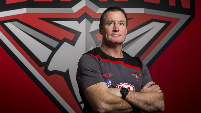 John Worsfold, at the start of the season, has been exactly what the Bombers needed. Picture: Eugene Hyland