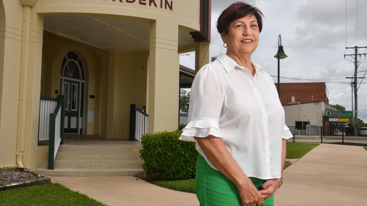 Burdekin Shire incumbent mayor Lyn McLaughlin campaigned for one last term in the role. Picture: Evan Morgan