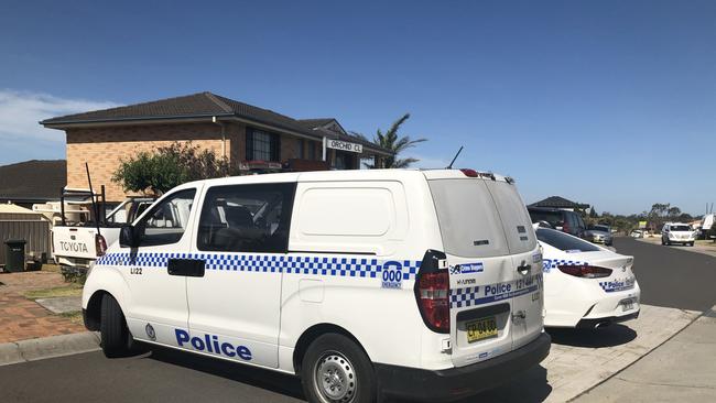 The scene of the shooting. Picture: Madeline Crittenden