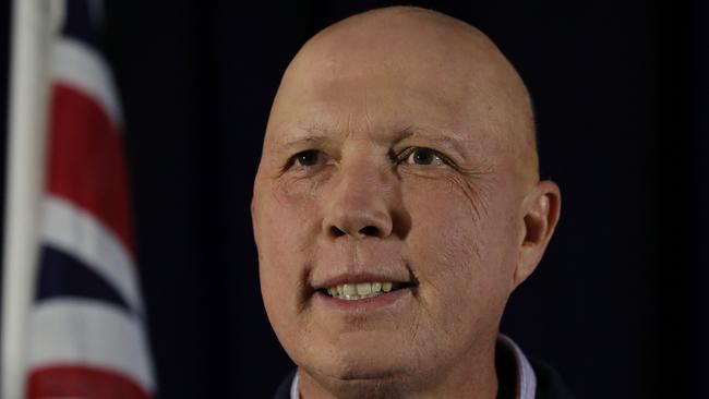 Peter Dutton is expected to announce his Liberal leadership bid in the coming days Picture: Zak Simmonds