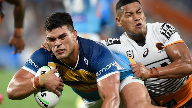 David Fifita scored a double against the Broncos in round two. Picture: Matt Roberts/Getty Images