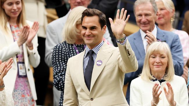 Federer is enjoying his retirement. Photo by Clive Brunskill/Getty Images