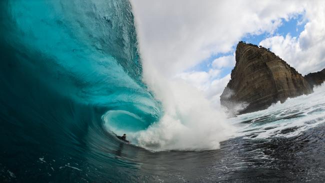 Tasmanian surfer Sam Lennox. Picture: Stu Gibson