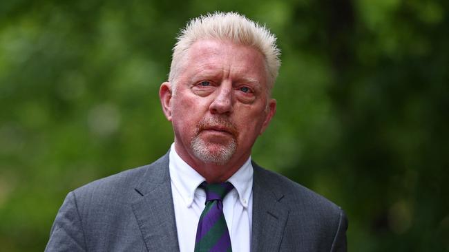 Former tennis player Boris Becker’s addictions led him to financial ruin – and prison. Picture: AFP