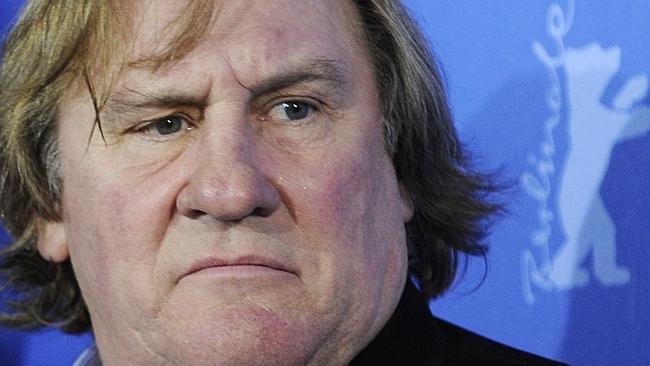 (FILES) In a file picture taken on February 19, 2010 French actor Gerard Depardieu poses for photographers during the photo c...