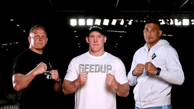 Australia’s most experienced boxing referee and judge, Charlie Lucas, has called for Paul Gallen’s double-header against Justin Hodges and Ben Hannant to be cancelled. Picture: Getty Images.