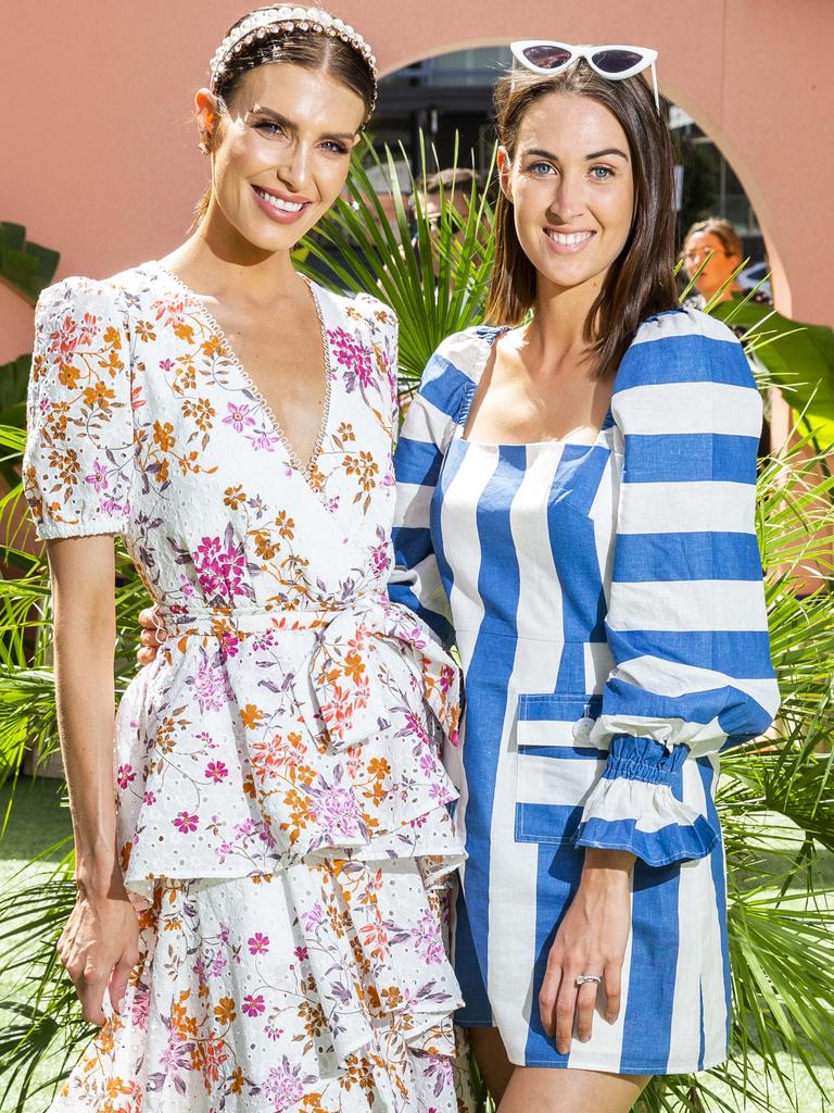 Erin Holland and Rachel Khawaja at Gerard's Bistro. Picture: Richard Walker/AAP