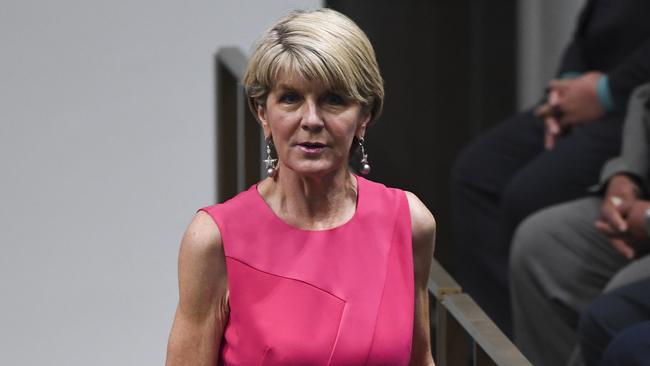 Julie Bishop. Picture: AAP