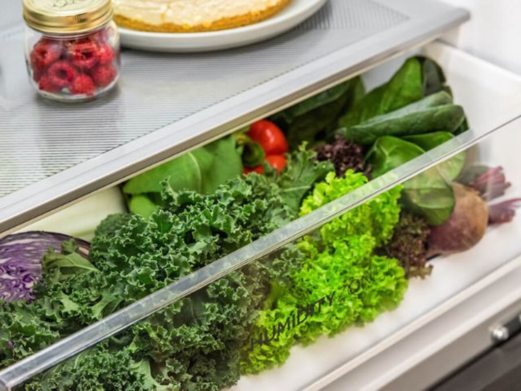 Wish you could transfer some space from one crisper bin? Humidity controlled drawers and adjustable temperature controls are the perfect solution. Picture: Haier.
