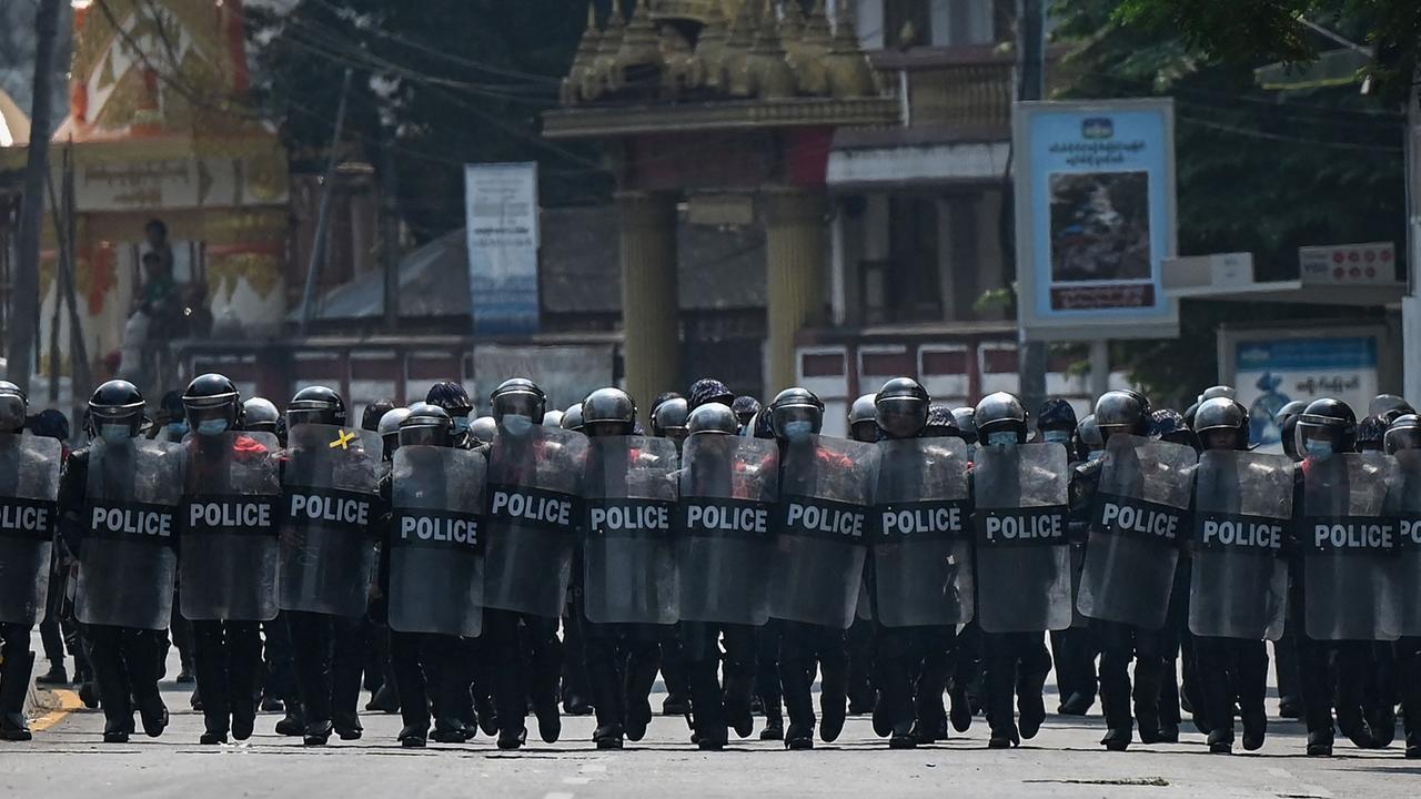 The military used deadly force against protesters over the weekend. Picture: Ye Aung Thu/AFP