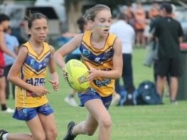 Kiara Haywood of the Parramatta Junior State Cup Touch Football team. Picture: Contributed